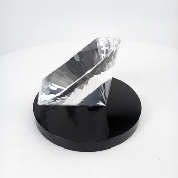 Decorative Customized Paperweight Clear Diamond Crystal