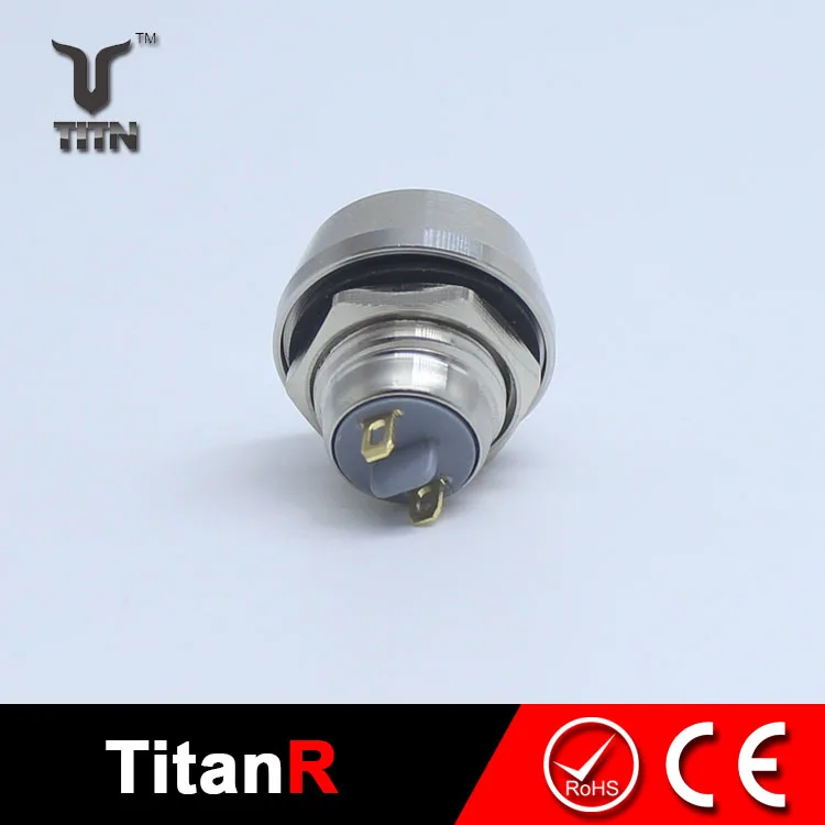 Tiny Flat Reset Waterproof Push Button Switch 120v - Buy On Off Push ...