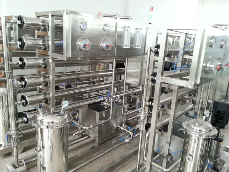 Промышленное использование, система фильтрации RO для минеральной воды 3000 л/ч