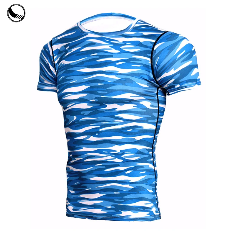 Sublimation Prints Mens Rash Guards Manufacturer