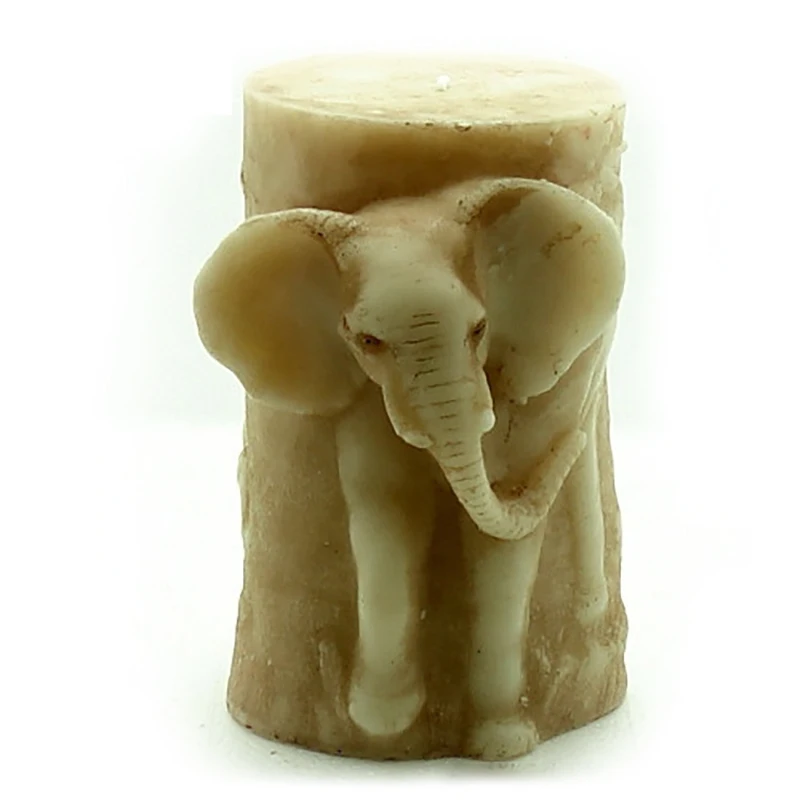 Moule En Silicone Éléphant 3D Réutilisable - Parfait Pour Bougies, Savons, Chocolats, Gâteaux Et Artisanat