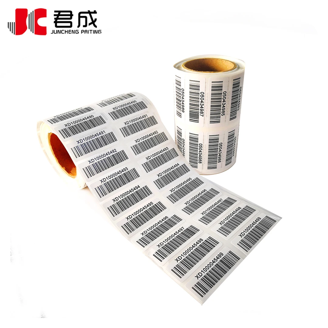Business QR Code Transfer Direct Waterproof Adhesive Custom Commodity Barcode Sticker Labels