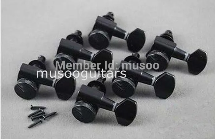 
 Уилкинсон 6R черный гитары блокировки тюнеры JN-07 SP замок  
