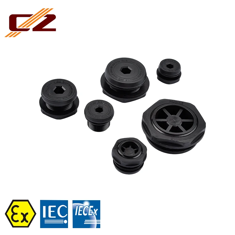 ATEX IECEX Explosion Proof Plastic Stopping Plug Cable Gland Blinding Plug Cooper