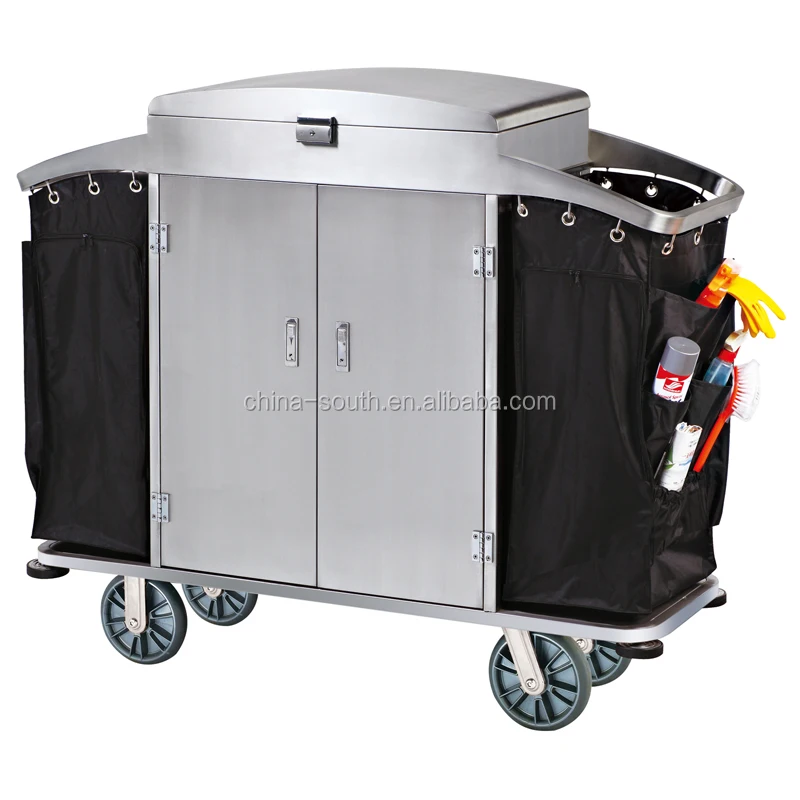 Housekeeping Carts - Stainless Steel 