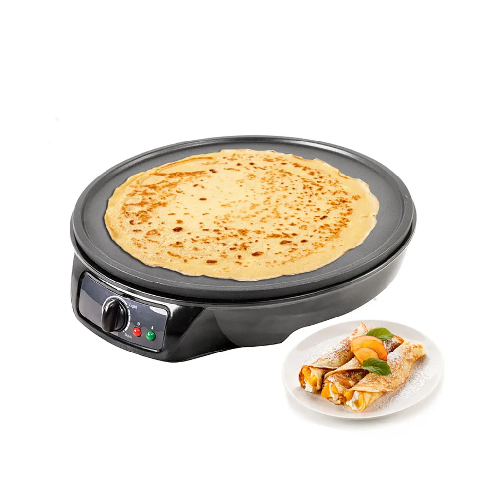 New Electric Temperature Control Electric Crepe Maker Griddle for Pancakes and Eggs