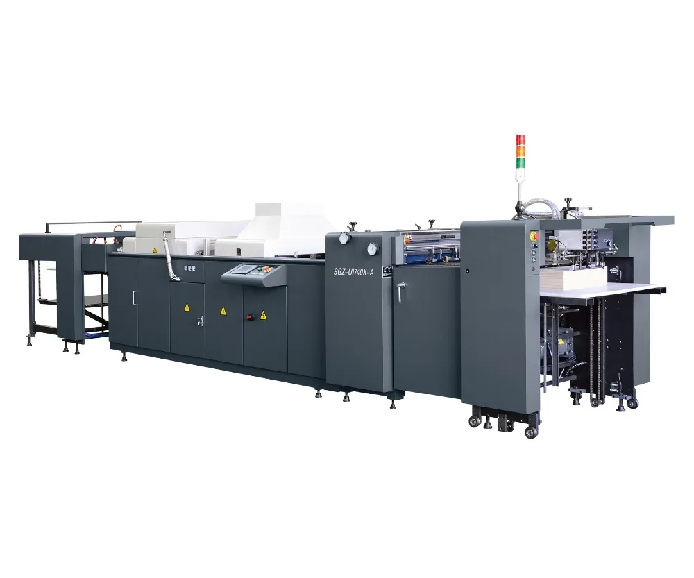 Uv Coating Machine Paper Printyoung Sgzui740xa Dualpurpose Automatic