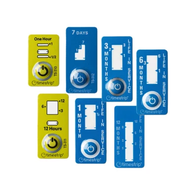 Timestrip 3 to 24 Months Time Indicators for Goods Storage