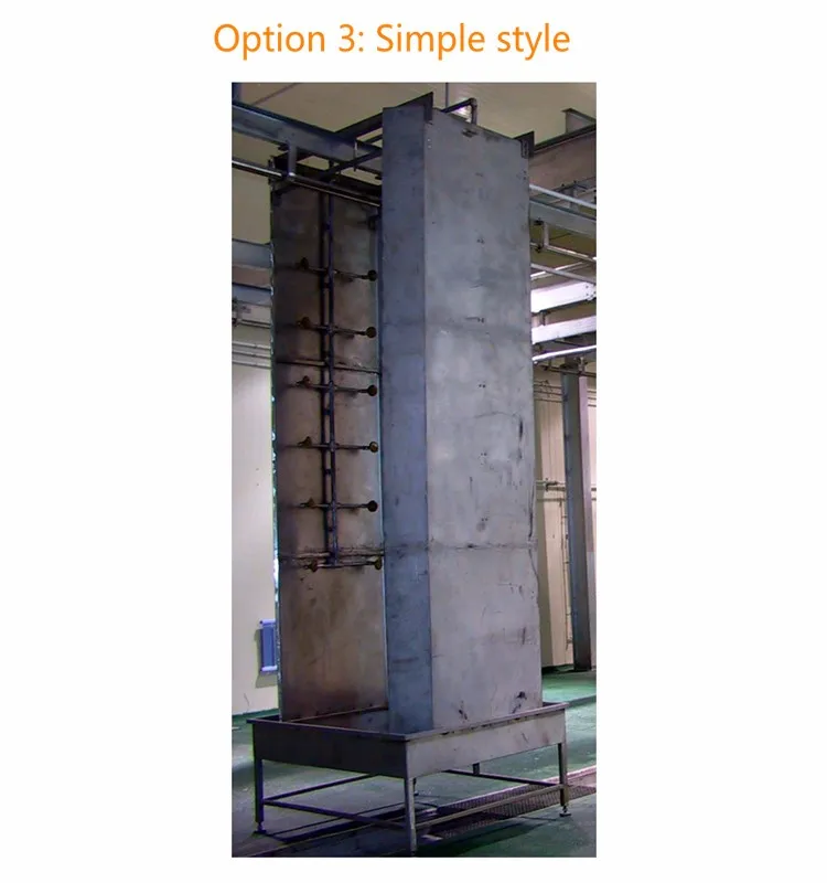 Automatic high-pressure carcass cleaning system for cattle slaughterhouses