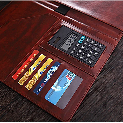 
 Портфель из искусственной кожи с застежкой-молнией, рекламные подарки, новая модная Роскошная папка для документов, папка с зажимом для ноутбука  