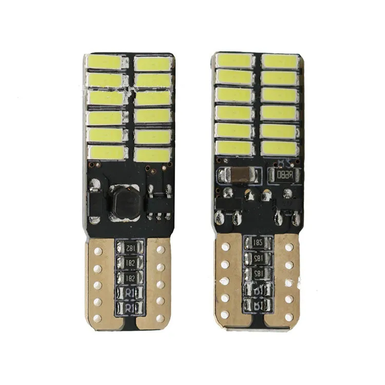 
Отличные светодиодные суперъяркие автомобильные лампы W5w T10 4014 24smd, светодиодные автомобильные лампы Canbus T10, светодиодные лампы 194 168 4014, Автомобильные Боковые лампы с клиновидным цоколем 