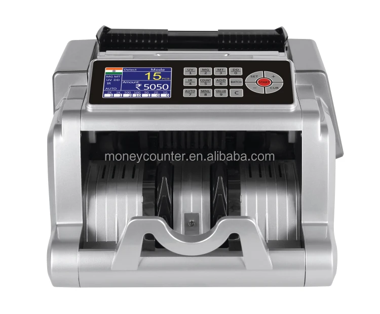 
AL-6900T Dual Display Heavy Duty Bank use Money Discriminator Bill Banknote Cash Counter Currency Counting Machine 