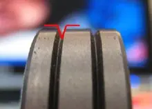 wire feeder roll-V type-2