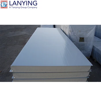 Polyurethane PU/PUR/PIR/FM Approved Sandwich Panels for Roof Wall, Clean room
