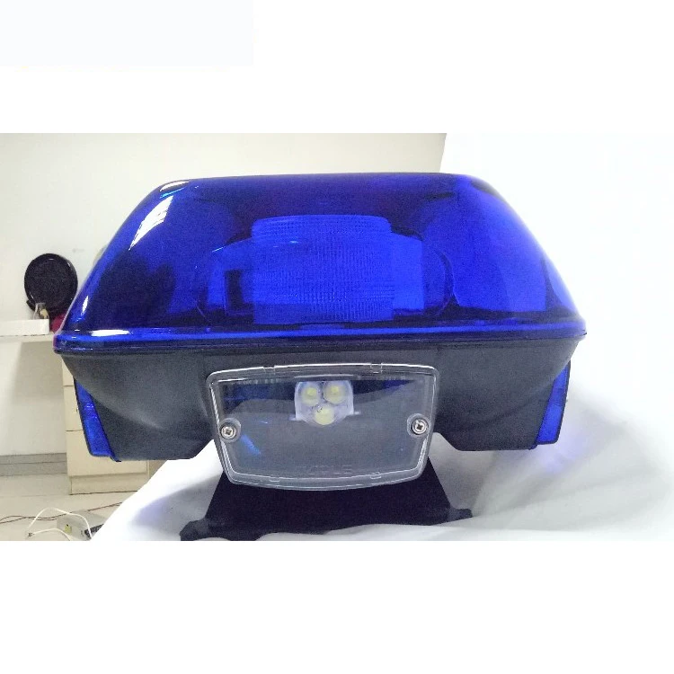 
 Голубой стробоскоп, сигнальный маячок, немецкий полицейский прожектор скорой помощи с динамиком 100 Вт  