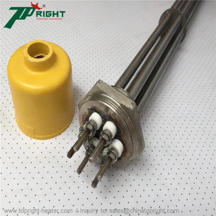 230 В 2.5kw Электрический Фланец погружение в воду трубчатый электронагреватель