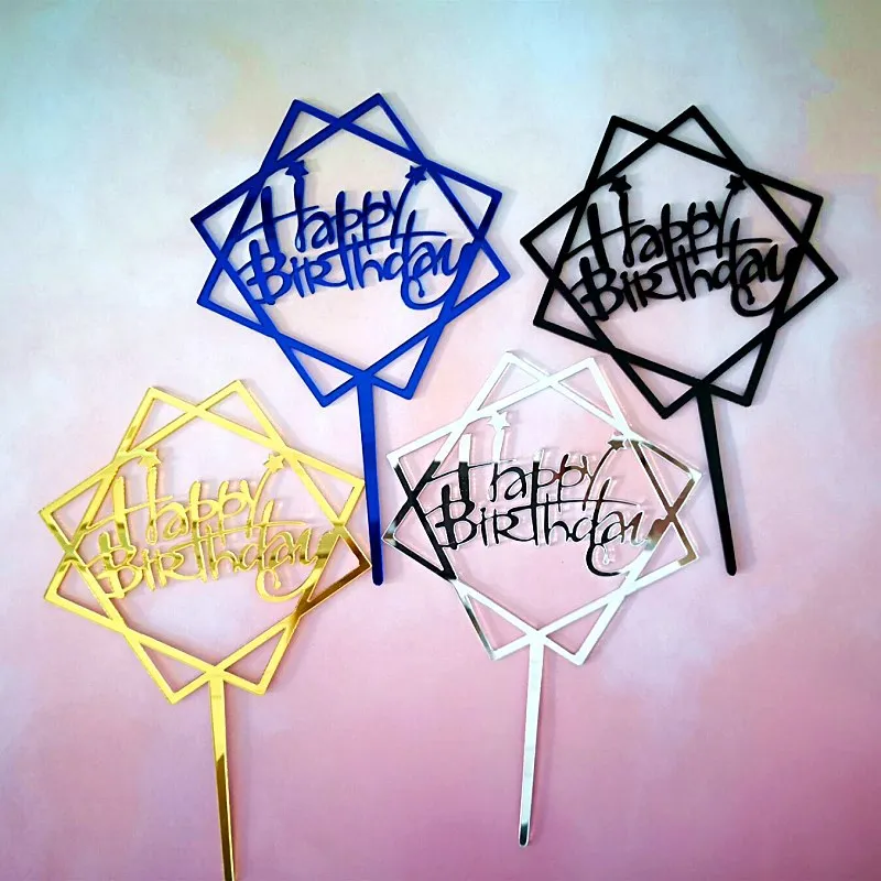 
 Оптовая продажа, акция, заводская цена, индивидуальный дизайн, акриловая лазерная резка, торт на день рождения  