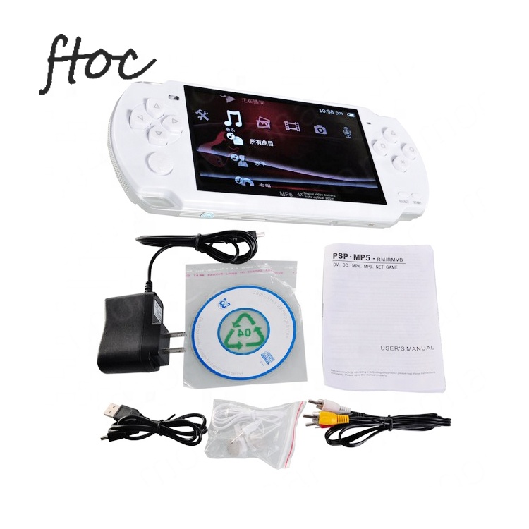 
Переносная игровая консоль X6, экран 4,3 дюйма, 128 бит, игровые консоли, игровой плеер, реальный 8 ГБ для камеры, видео, электронной книги 