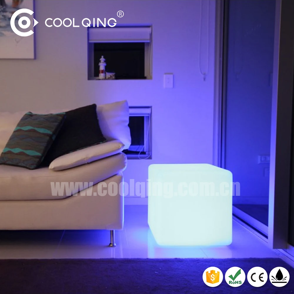Многоцветный RGB светодиодный кубический светильник с дистанционным управлением-освещение для барной стойки уличная мебель мероприятий украшения дома