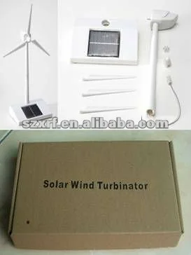 XRF-051 белый пластиковая игрушка солнечной энергии ветряная мельница