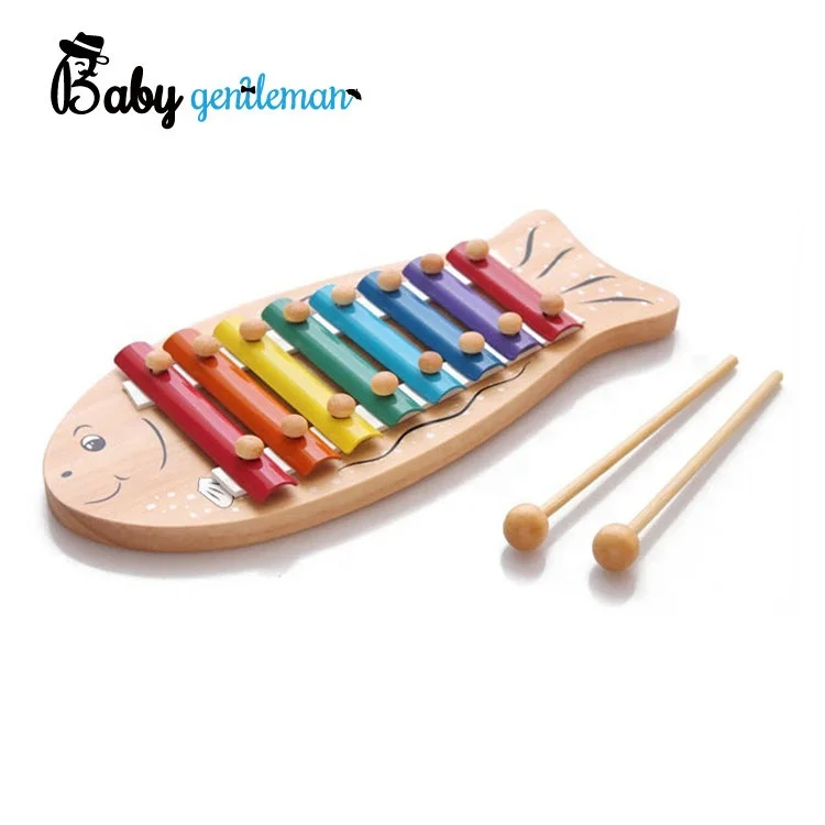 
Оптовая продажа, Детская развивающая игрушка, деревянный ксилофон с металлическими ключами Z07022C 