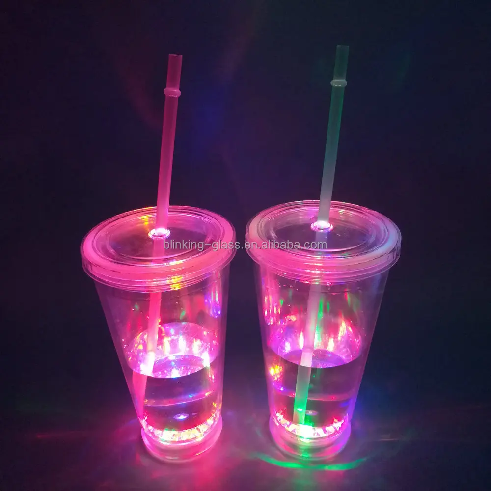 Flashing LED Light Up Drinking Straw