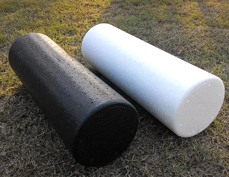 High Density EPP Foam Roller 45cm X 15cm Solid Black Color