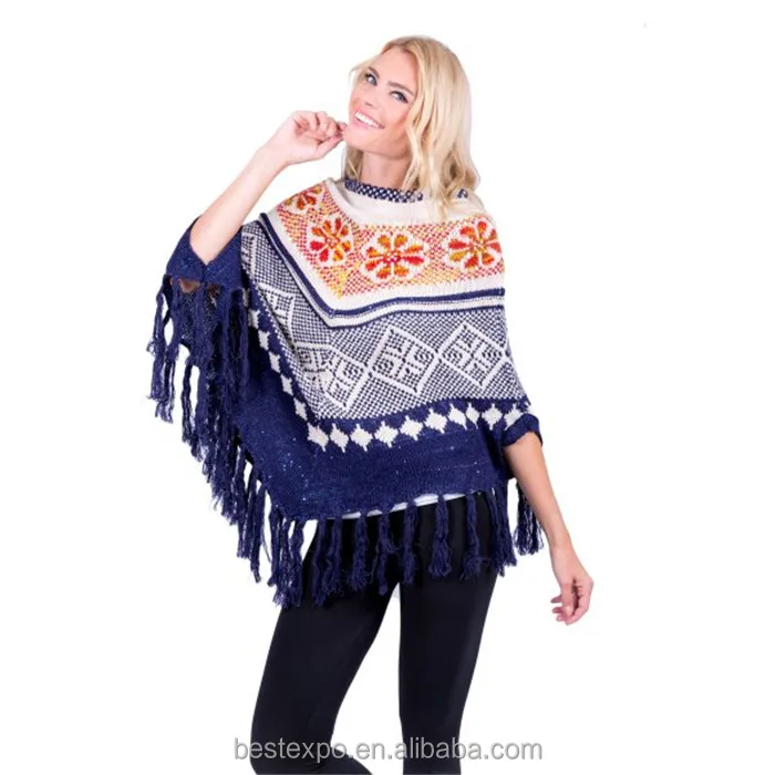 poncho sweater design