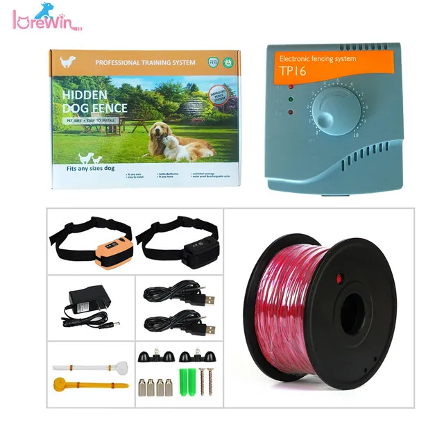 TP16 Electronic Pet Dog Fencing System for Dogs Pet Safety Electric Dog Fence Controller Alibaba