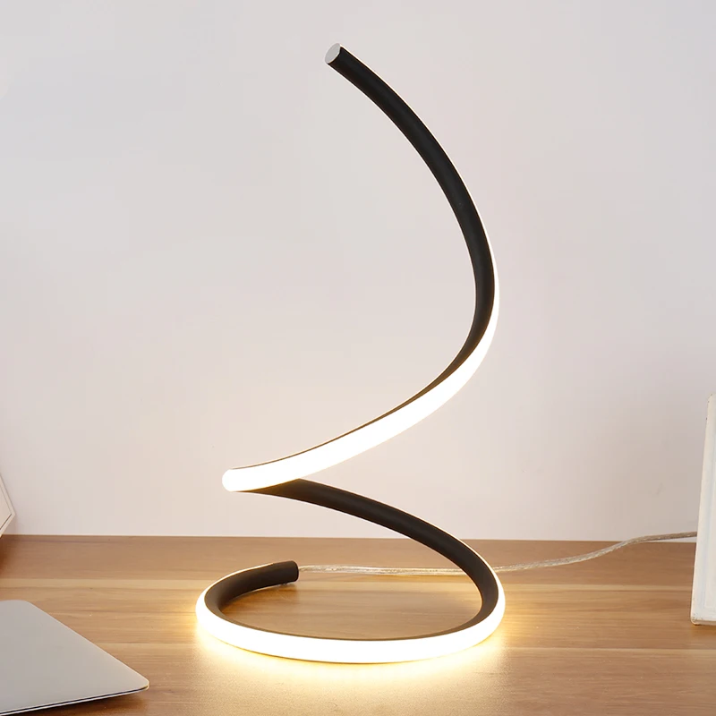 Led style iron lamp for bedside table lamp led desk light