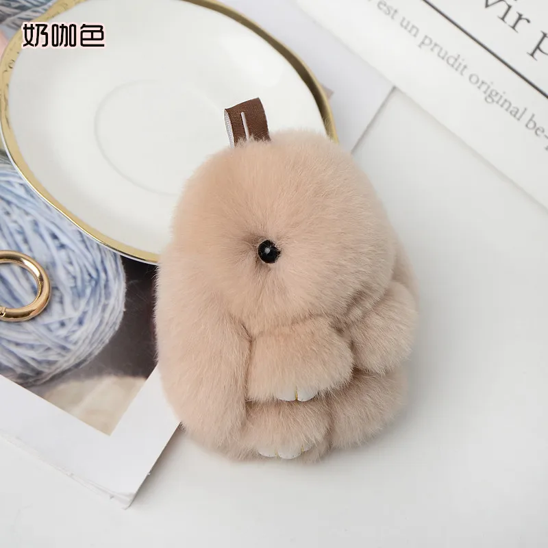 Soft Faux Rex Rabbit Ball Car Keyring 8CM Fluffy Fur Pom Fluffy Keychain  Toy Perfect Gift For Baby And Kids From Swkfactory_store, $0.77