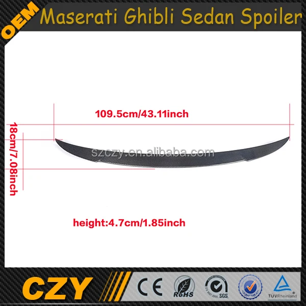 Задний спойлер для Maserati ghiали SQ4 Saloon Custom Carbon