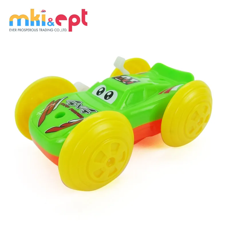 Wholesale plastic double-faced wind up cars toy with low price