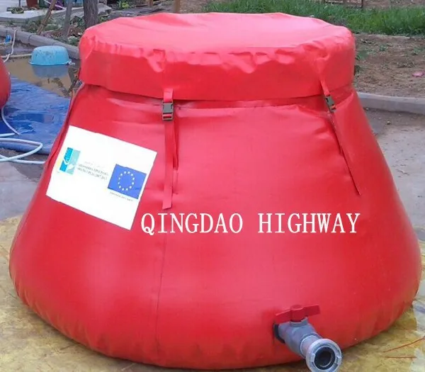 PVC 2M3 Training Water Tank, Onion Shape Water tank for Fire Fighting Fire Control