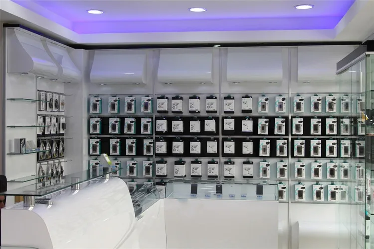 Decoration Design Modern Retail Cell Phone Shop Interior Design for Mobile Phone Accessories