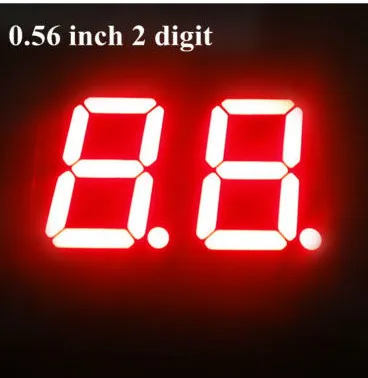 Dual Digital Led Display 5261bg 18 Pin 2 Digit 7 Segment Led Display