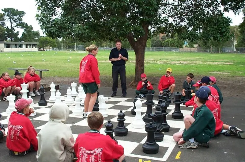 Large Granite Chess Pieces Large