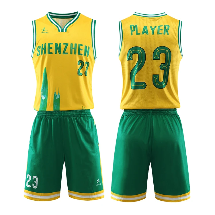  Topeter Mesh Jersey Blank Team Uniform Basketball Jersey Shorts  for Sports Scrimmage Yellow 5XL : Clothing, Shoes & Jewelry