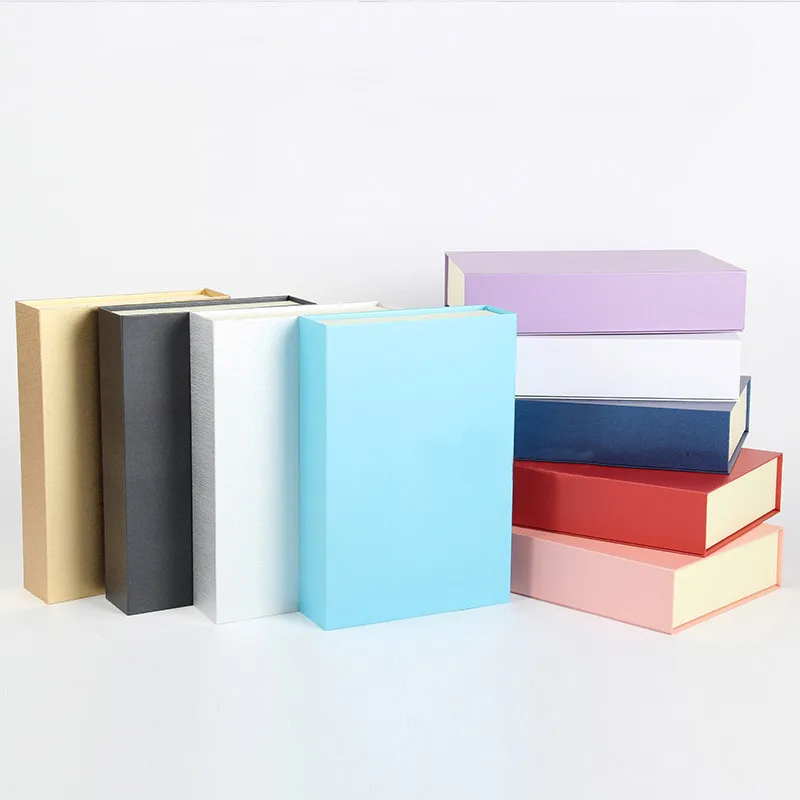 Роскошная матовая Складная магнитная подарочная упаковочная коробка ручной работы на заказ