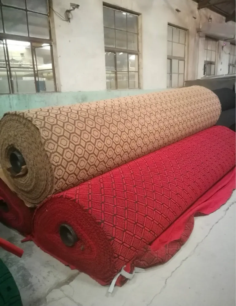 Двухцветный жаккардовый ковер для коридора офиса в