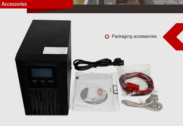 SKE Double Conversion UPS Internal Battery 12V 9AH 110V 220V 1KVA 0.9PF  Uninterrupted Power Supply Online UPS 1KVA 900W