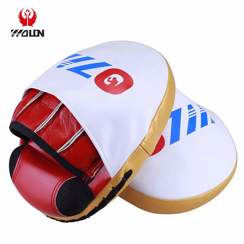 Wolon Curved Custom Logo Mma Training Boxing And Thaihand Focus Mitts