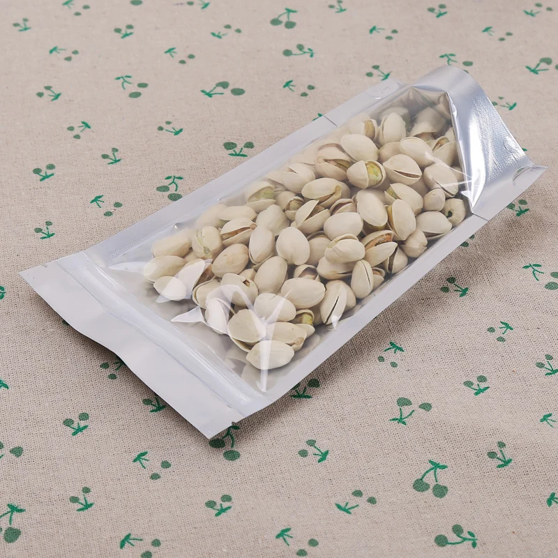 customized sizes low price wholesale stand up packaging bag for candy tea zipper bag