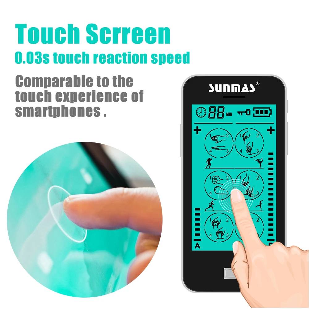 
Физиотерапевтический диабетический массаж ног Sunmas 