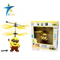 Flash Remote Control RC Helicopter Flying Despicable Me light eye Minion Quadcopter Drone Ar drone Kids