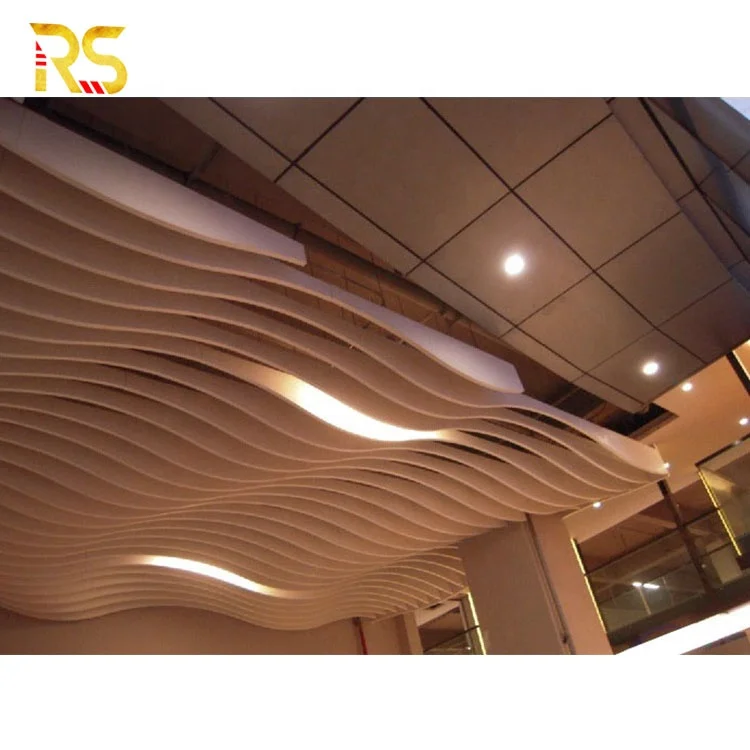 Hot Selling And Best Price Aluminum Fireproof Decoration Wave Baffle