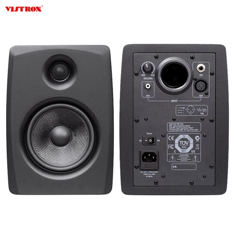 High Sound Quality Professional Active Portable Studio Monitor Speaker for Home Listening