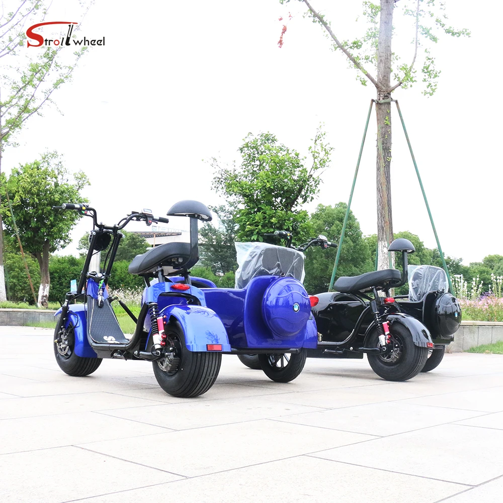 Citycoco Electric Scooters 2000w Fat Tire Adult 60v 12ah 1000w 3 Wheel Citycoco Electric Scooter 7110