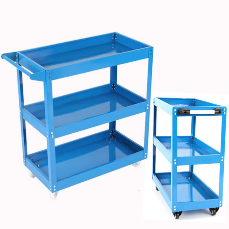 Iron Handling Equipment Three Layer Wholesale Heavy Duty Fold and Extend Moving Dolly Tool Cart