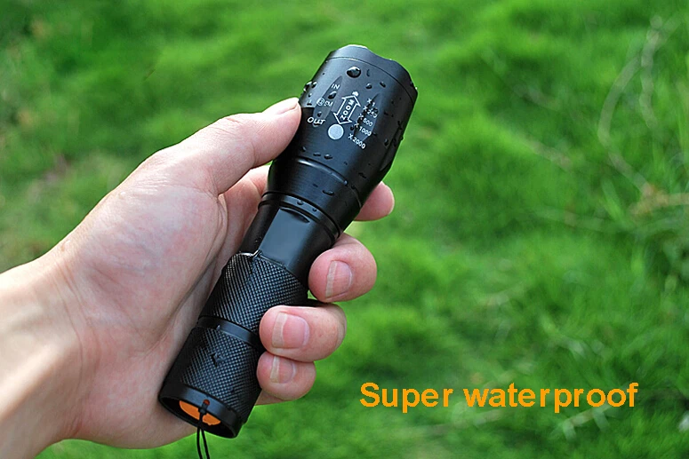 Modes Tactical Rechargeable Led Torch Flashlight